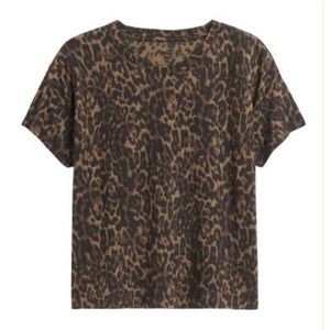 Banana Republic Cozy Slub Cropped Tee